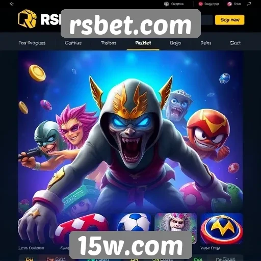 Diversidade de jogos disponíveis no rsbet.com